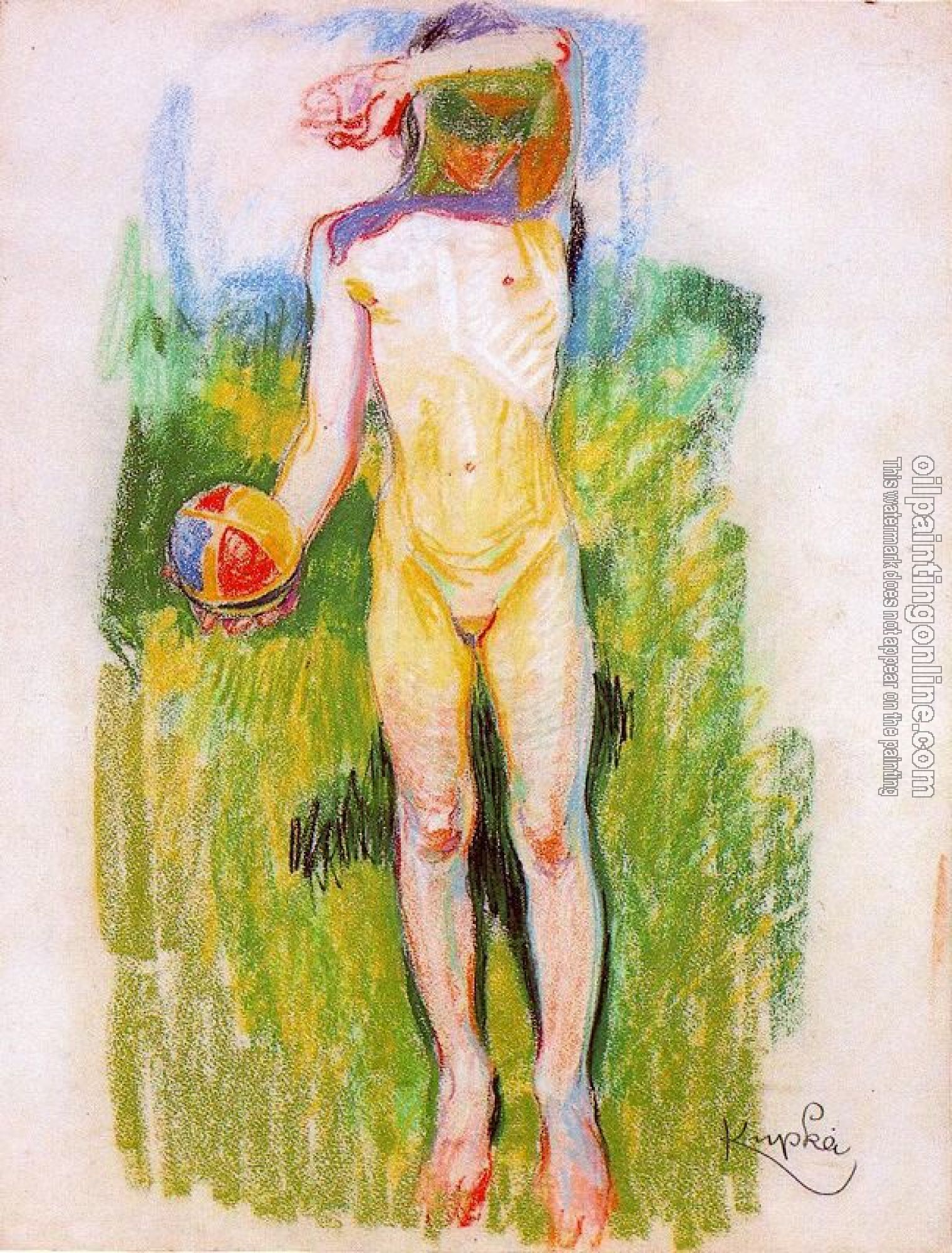 Frantisek Kupka - Girl with a Ball